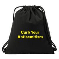 Curb Your Antisemitism Stand Against Hate And Discrimination Drawstring Bag