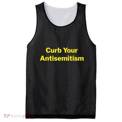 Curb Your Antisemitism Stand Against Hate And Discrimination Mesh Reversible Basketball Jersey Tank
