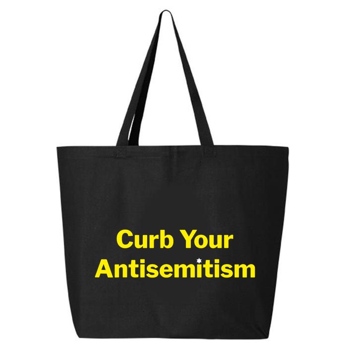 Curb Your Antisemitism Stand Against Hate And Discrimination 25L Jumbo Tote