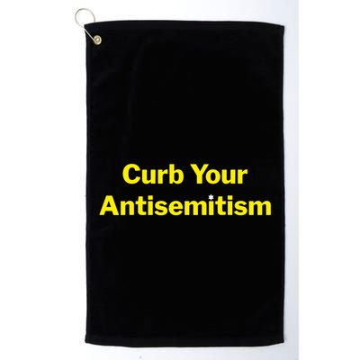 Curb Your Antisemitism Stand Against Hate And Discrimination Golf Towel