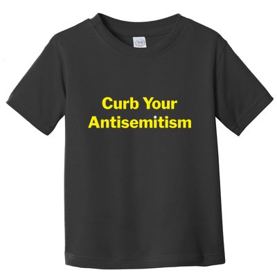 Curb Your Antisemitism Stand Against Hate And Discrimination Toddler T-Shirt