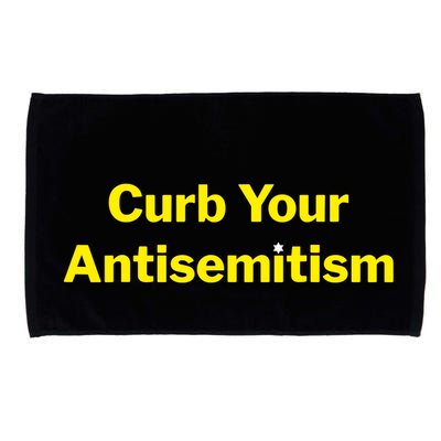 Curb Your Antisemitism Stand Against Hate And Discrimination Microfiber Hand Towel
