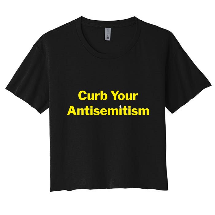 Curb Your Antisemitism Stand Against Hate And Discrimination Crop Top