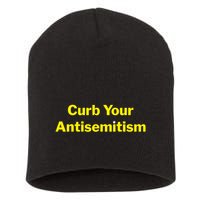 Curb Your Antisemitism Stand Against Hate And Discrimination Short Acrylic Beanie