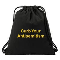 Curb Your Antisemitism Stand Against Hate And Discrimination Drawstring Bag