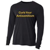 Curb Your Antisemitism Stand Against Hate And Discrimination Cooling Performance Long Sleeve Crew
