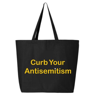 Curb Your Antisemitism Stand Against Hate And Discrimination 25L Jumbo Tote