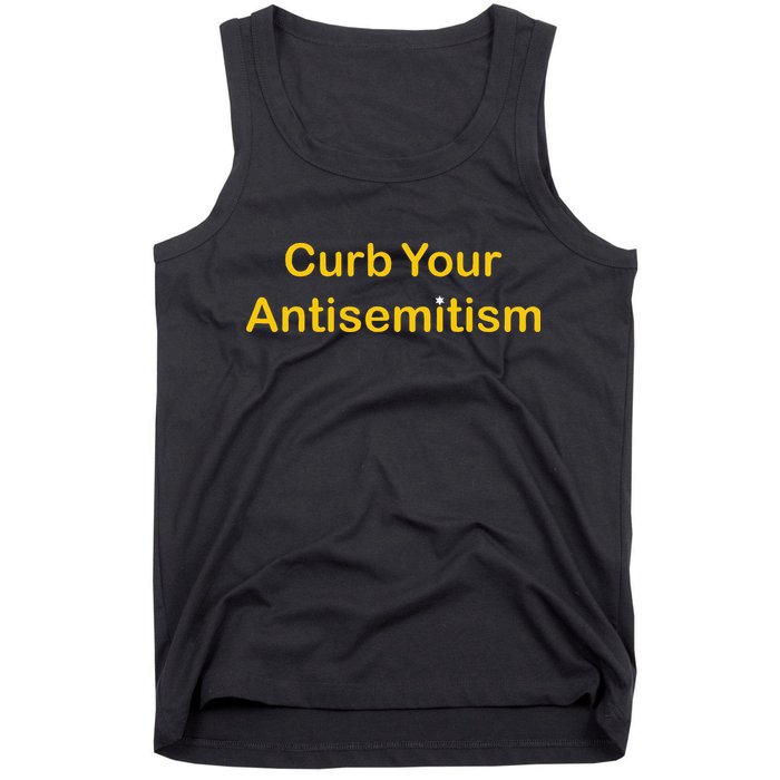 Curb Your Antisemitism Stand Against Hate And Discrimination Tank Top