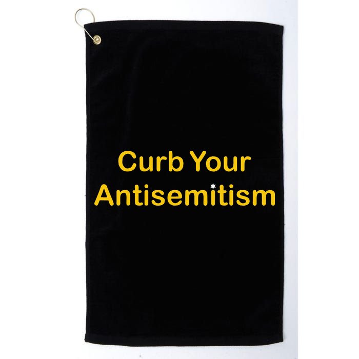 Curb Your Antisemitism Stand Against Hate And Discrimination Golf Towel
