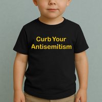 Curb Your Antisemitism Stand Against Hate And Discrimination Toddler T-Shirt
