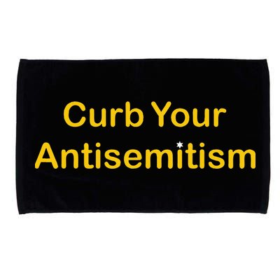 Curb Your Antisemitism Stand Against Hate And Discrimination Microfiber Hand Towel