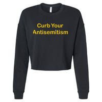 Curb Your Antisemitism Stand Against Hate And Discrimination Cropped Pullover Crew