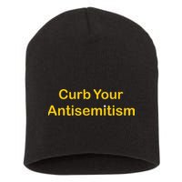 Curb Your Antisemitism Stand Against Hate And Discrimination Short Acrylic Beanie