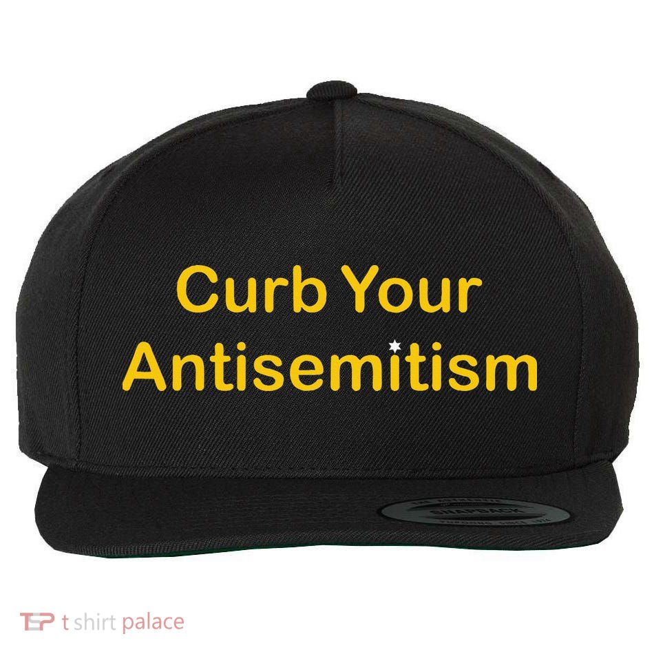 Curb Your Antisemitism Stand Against Hate And Discrimination Wool Snapback Cap