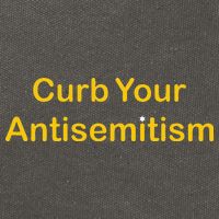 Curb Your Antisemitism Stand Against Hate And Discrimination Cotton Canvas Backpack