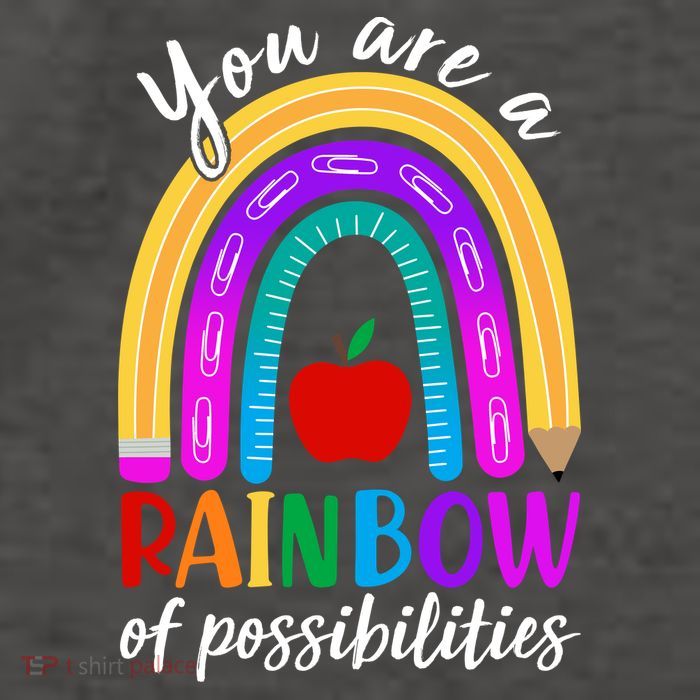 Cute You Are A Rainbow Of Possiblities Back To School Rainbow Vector Backpack