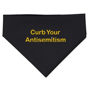 Curb Your Antisemitism Stand Against Hate And Discrimination USA-Made Doggie Bandana