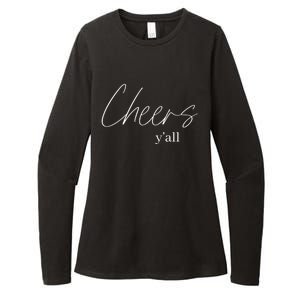 Cheers YAll Bachelorette Party New Years Eve Funny Gift Funny Gift Womens CVC Long Sleeve Shirt