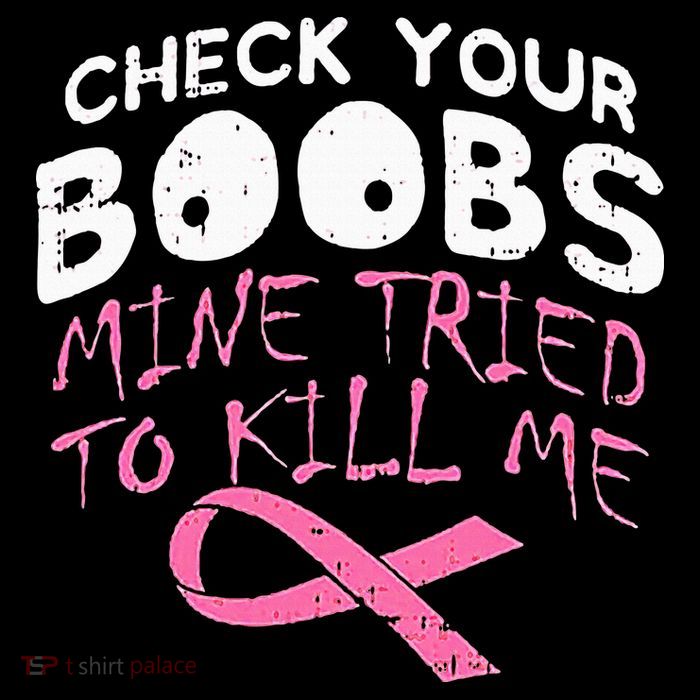 Check Your Boobs Mine Tried To Kill Me Poster