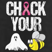 Check Your Boo Bees Funny Breast Cancer Halloween Gift Cool Comfort Performance Bucket Hat