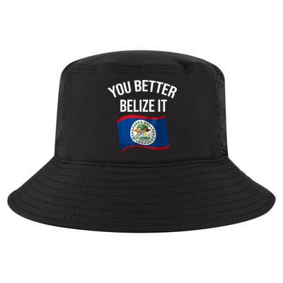 Cute You Better Belize It Cool Comfort Performance Bucket Hat