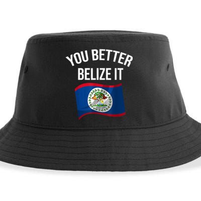 Cute You Better Belize It Sustainable Bucket Hat