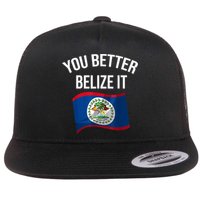 Cute You Better Belize It Flatbill Hat