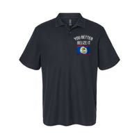 Cute You Better Belize It Softstyle Adult Sport Polo