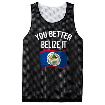 Cute You Better Belize It Mesh Reversible Basketball Jersey Tank