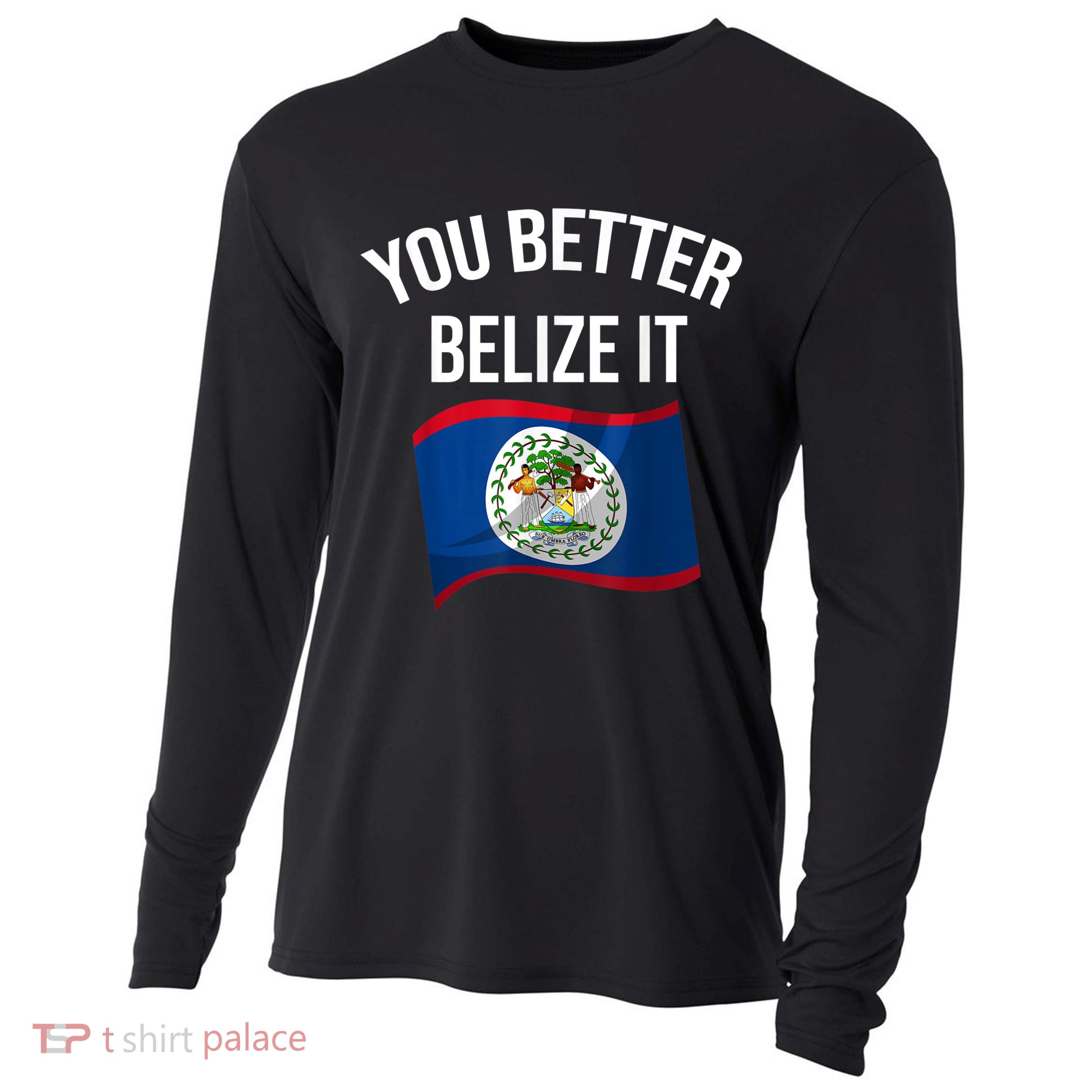 Cute You Better Belize It Cooling Performance Long Sleeve Crew