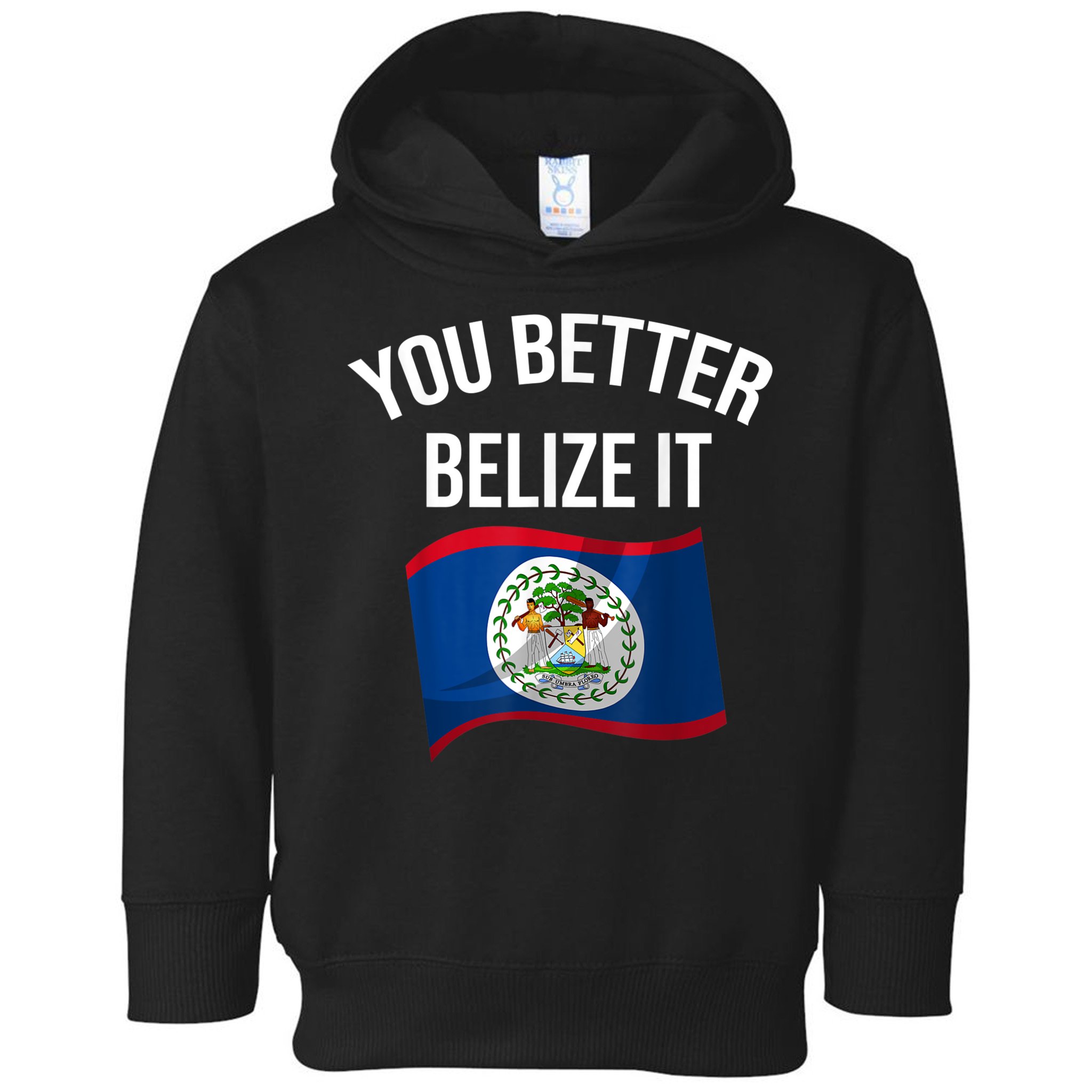 Cute You Better Belize It Toddler Hoodie