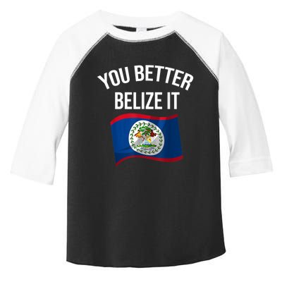 Cute You Better Belize It Toddler Fine Jersey T-Shirt