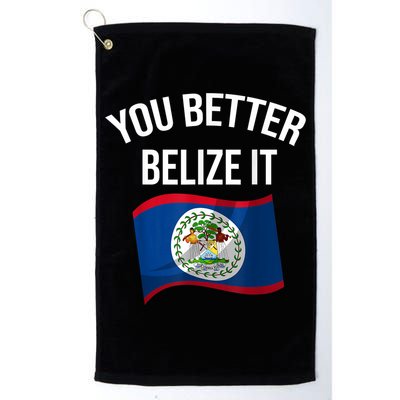 Cute You Better Belize It Golf Towel