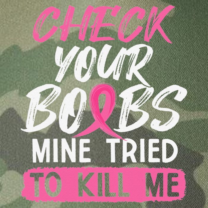 Check Your Boobs Mine Tried To Kill Me Breast Cancer Warrior Legacy Tie Dye Trucker Hat