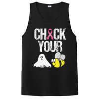 Check Your Boo Bees Funny Breast Cancer Halloween Gift PosiCharge Competitor Tank