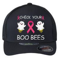 Check Your Boo Bees Funny Breast Cancer Awareness Women Gift Flexfit Unipanel Trucker Cap