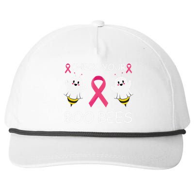 Check Your Boo Bees Funny Breast Cancer Awareness Women Gift Snapback Five-Panel Rope Hat