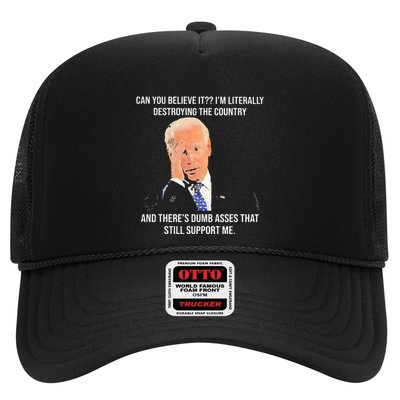 Can You Believe It IM Literally Destroying The Country Trucker Hat
