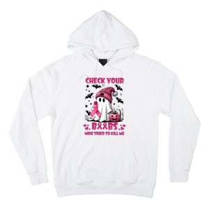 Check Your Boo Breast Cancer Halloween Hoodie