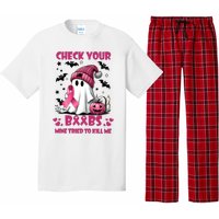 Check Your Boo Breast Cancer Halloween Pajama Set