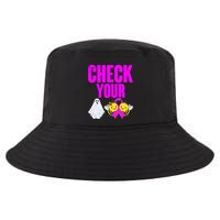 Check Your Boo Bees Breast Cancer Halloween Cute Cool Comfort Performance Bucket Hat