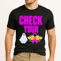 Check Your Boo Bees Breast Cancer Halloween Cute Cooling Performance Crew T-Shirt