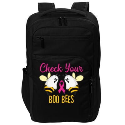 Check Your Boo Bees Breast Cancer Squad Tribe Great Gift Impact Tech Backpack