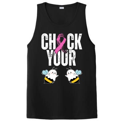 Check Your Boo Bees Funny Breast Cancer Halloween PosiCharge Competitor Tank