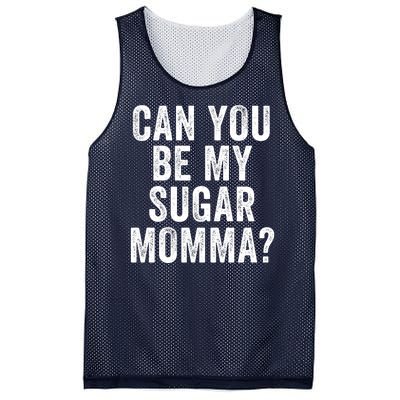 Can You Be My Sugar Momma? Mesh Reversible Basketball Jersey Tank