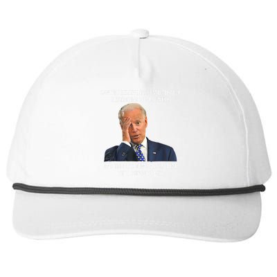 Can You Believe It Im Literally Destroying The Country Joe Biden Snapback Five-Panel Rope Hat