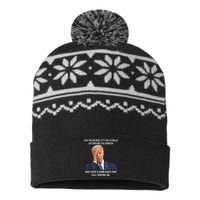 Can You Believe It Im Literally Destroying The Country Joe Biden USA-Made Snowflake Beanie