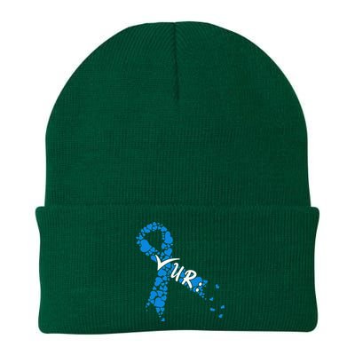 Check Your Colon Colorectal Cancer Awareness Knit Cap Winter Beanie