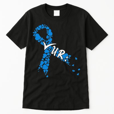 Check Your Colon Colorectal Cancer Awareness Tall T-Shirt