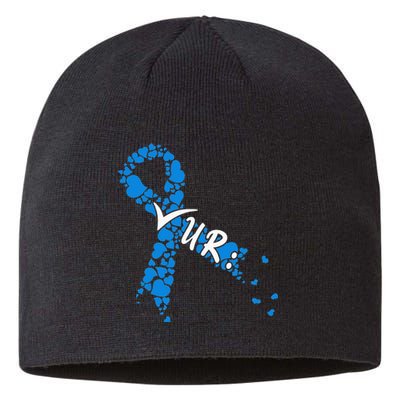 Check Your Colon Colorectal Cancer Awareness Sustainable Beanie